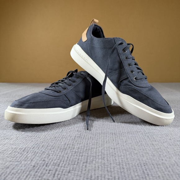 Cole Haan Mens C34716 Grandpro Rally Canvas Court Sneakers Inidgo Blue Sz 13 - Picture 1 of 8